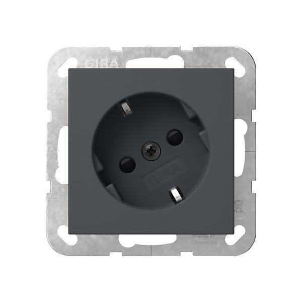 Gira Steckdose 30° Anthrazit 441828
